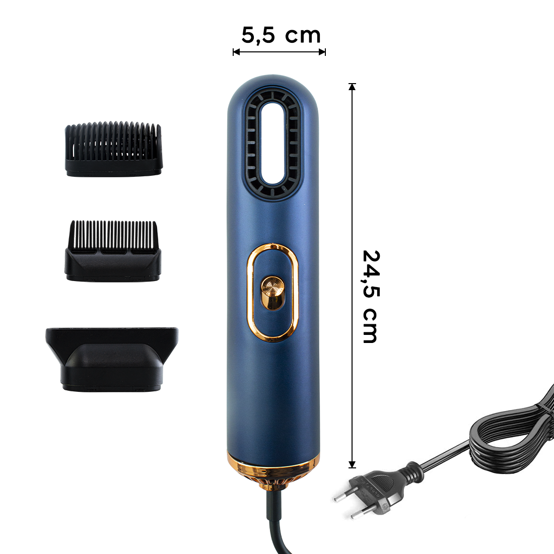 603102 Sèche-cheveux ergonomique compact à ions négatifs au design moderne