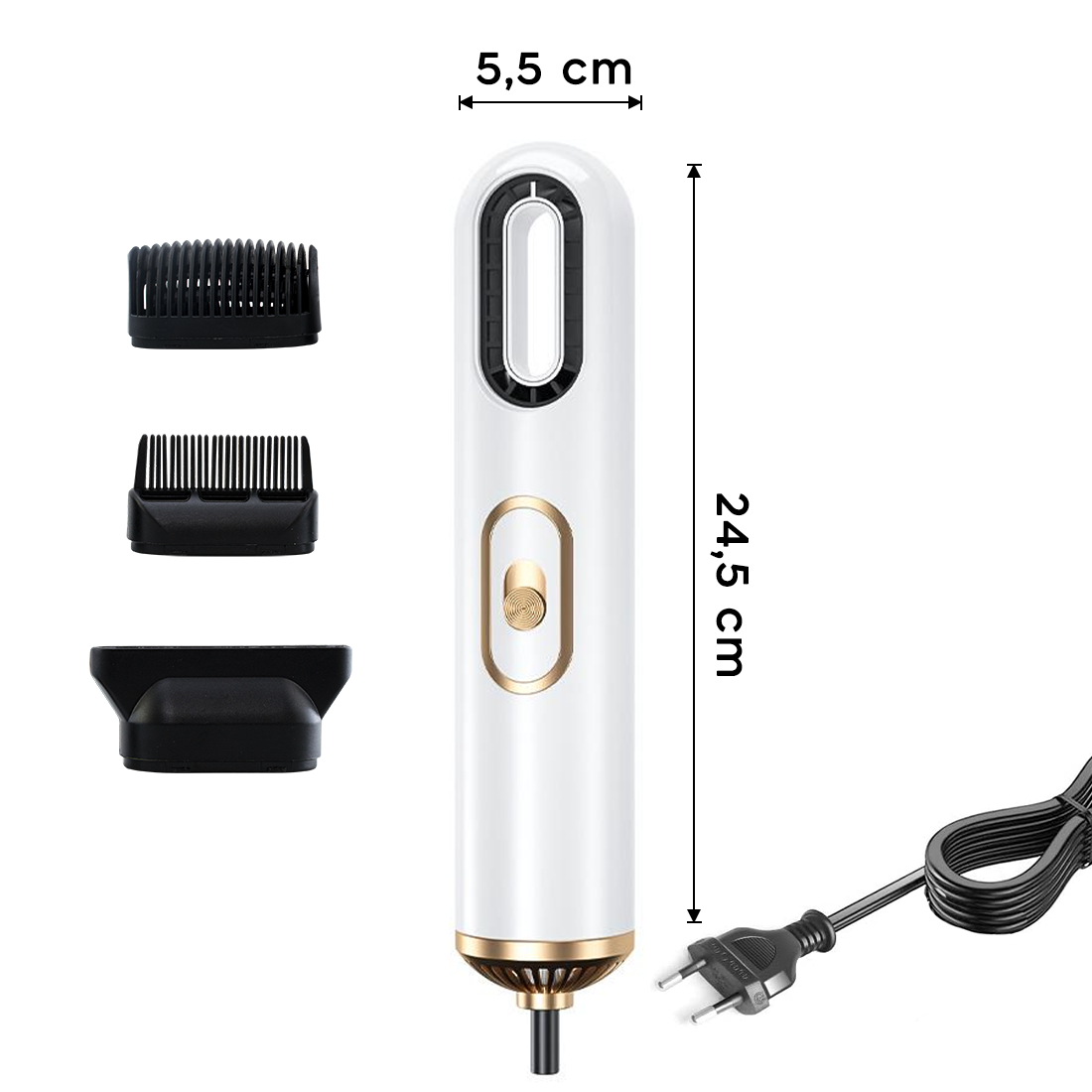 603102 Sèche-cheveux ergonomique compact à ions négatifs au design moderne