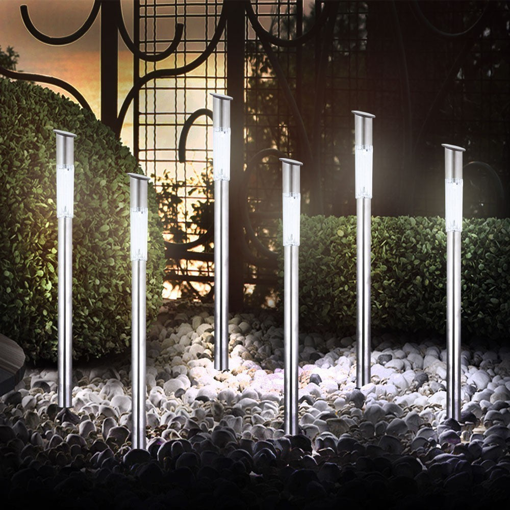 4 pcs Lampe LED H70 Step Light 1W Éclairage de jardin à énergie solaire