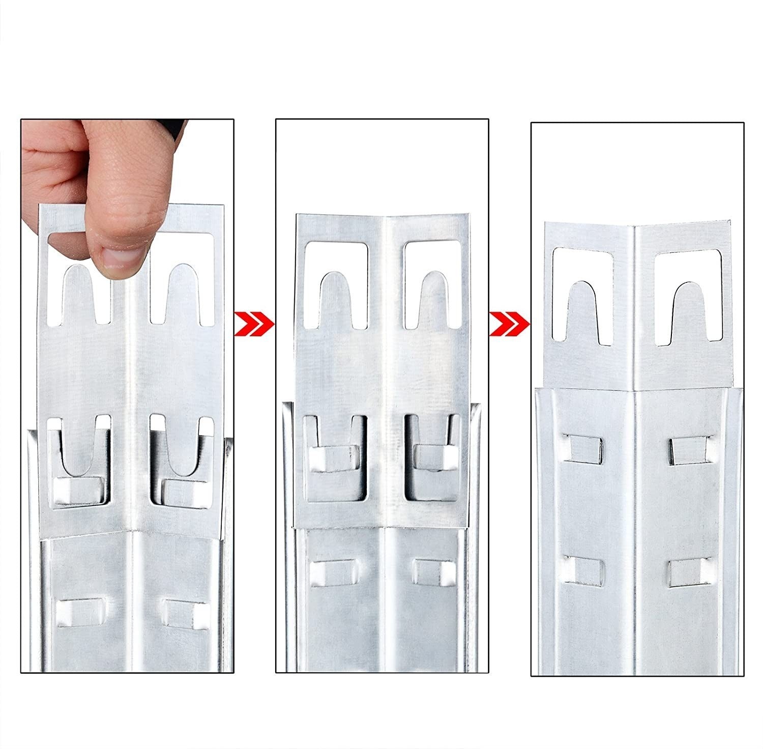 Lot de 2 Etagères Grande Capacité 875Kg 5 Etagères Modulaires MDF H180xL90xP40cm