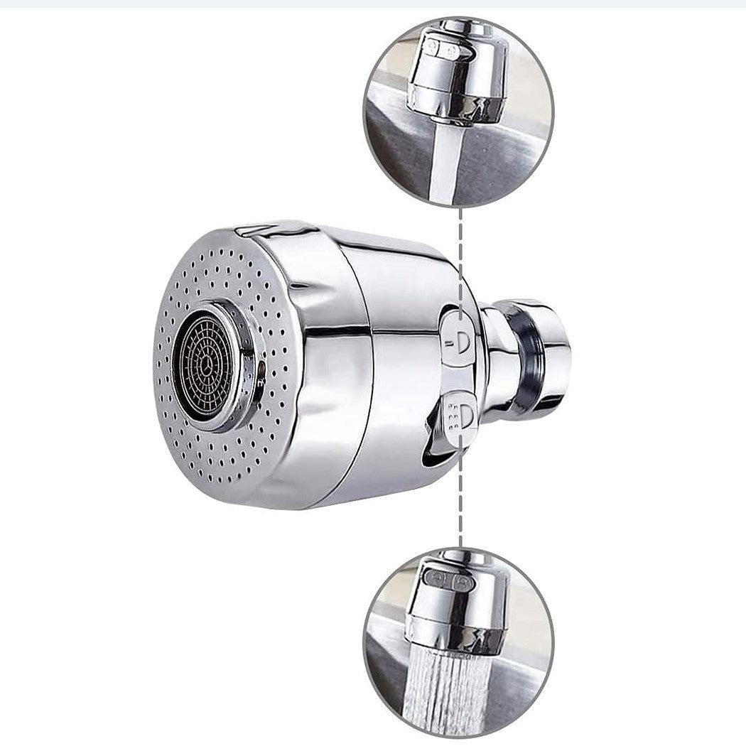 Kit de bec de robinet flexible de cuisine 2pcs bec pivotant à 360 °
