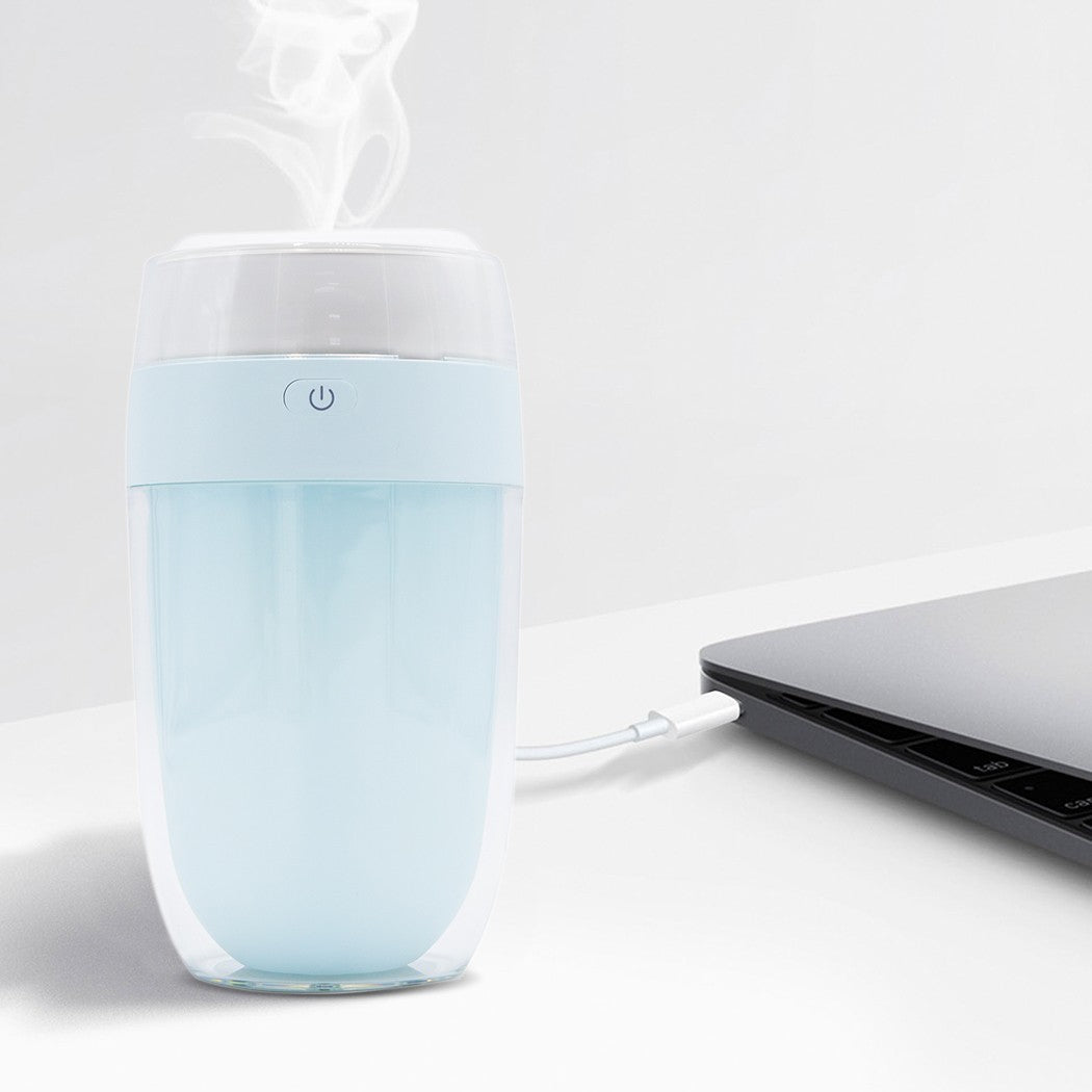 Mini humidificateur 80x80x152 mm Recharge USB/leds colorées PROFUSION HUMIDIFIER