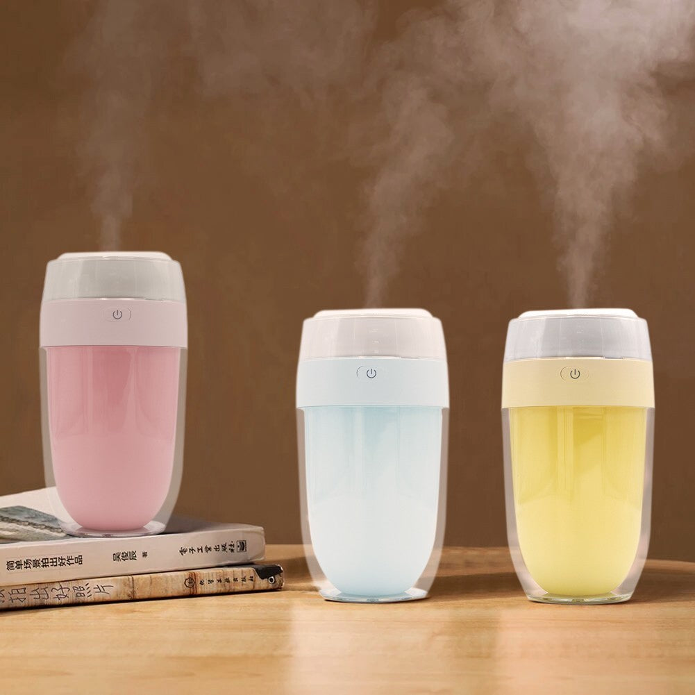 Mini humidificateur 80x80x152 mm Recharge USB/leds colorées PROFUSION HUMIDIFIER