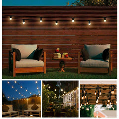 Guirlande lumineuse LED 10 mètres pour éclairage décoratif avec 10 ampoules