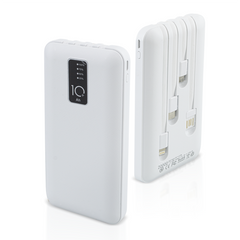 Chargeur rapide portable Power Bank 20000mAh avec 4 câbles USB inclus