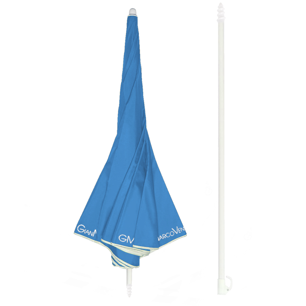 Parasol de plage Gian Marco Venturi 543702 avec mât central 180 cm