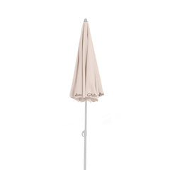 Parasol 170 cm mât central et couleur unie 538302 avec housse