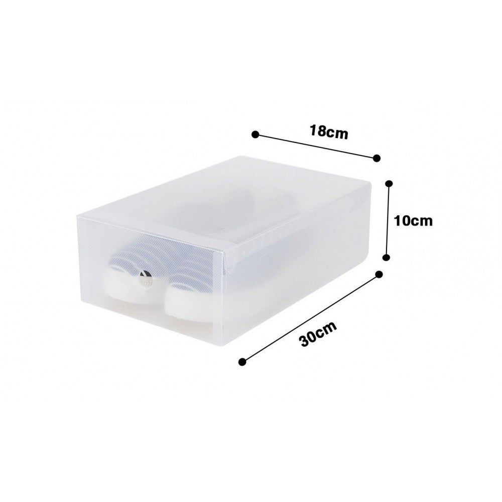 10 pièces organisateur de boîte de rangement transparent pour économiser espace