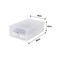 10 pièces organisateur de boîte de rangement transparent pour économiser espace