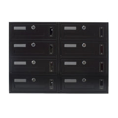 Boîte aux lettres pour copropriété 8 plc Iron Grey Art. 783.D 42x18x62cm