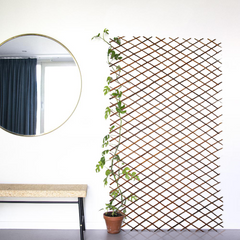 Clôture en bois extensible de 36 a 230 cm treillis décoratif pour plantes