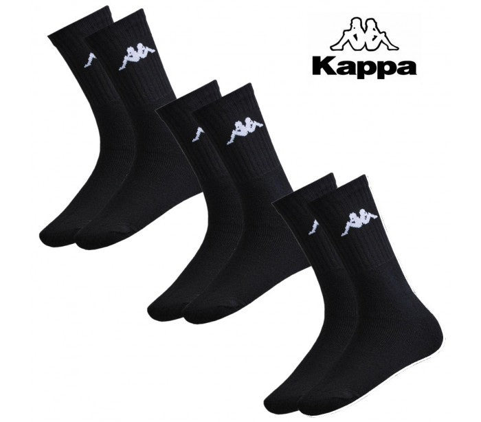 Pack 3 paires de chaussettes longues - KAPPA 302S1L - coton et coutures fines