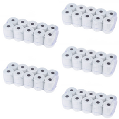 Pack 50 rouleaux de papier térmico ONE OFFICE para 57mm x 35mt agujero 12mm 55gr