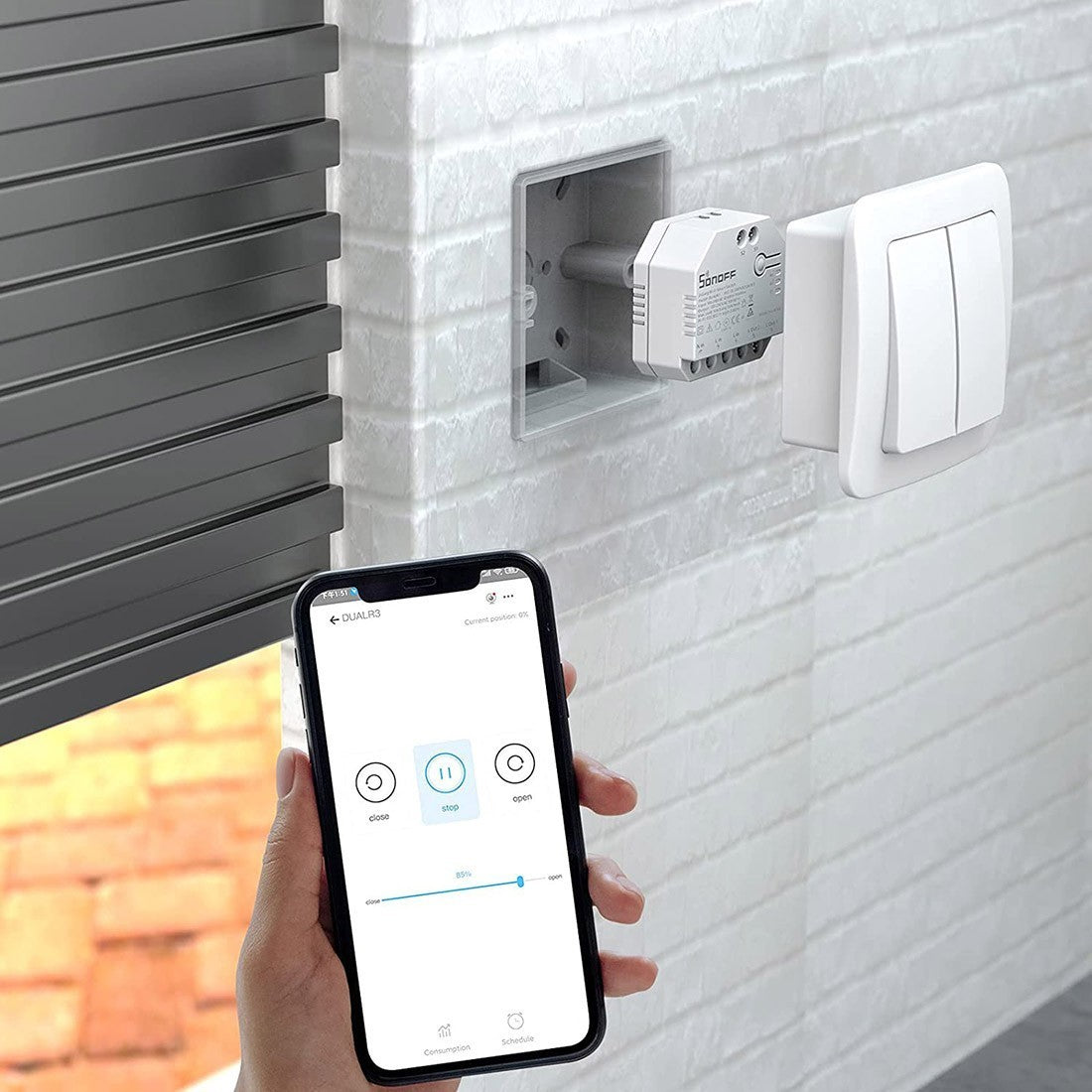 SONOFF DUAL MINI R3 Interrupteur d'éclairage intelligent bidirectionnel 2 voies