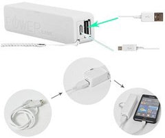 Power Bank 2600 MAH externe compatible avec Apple