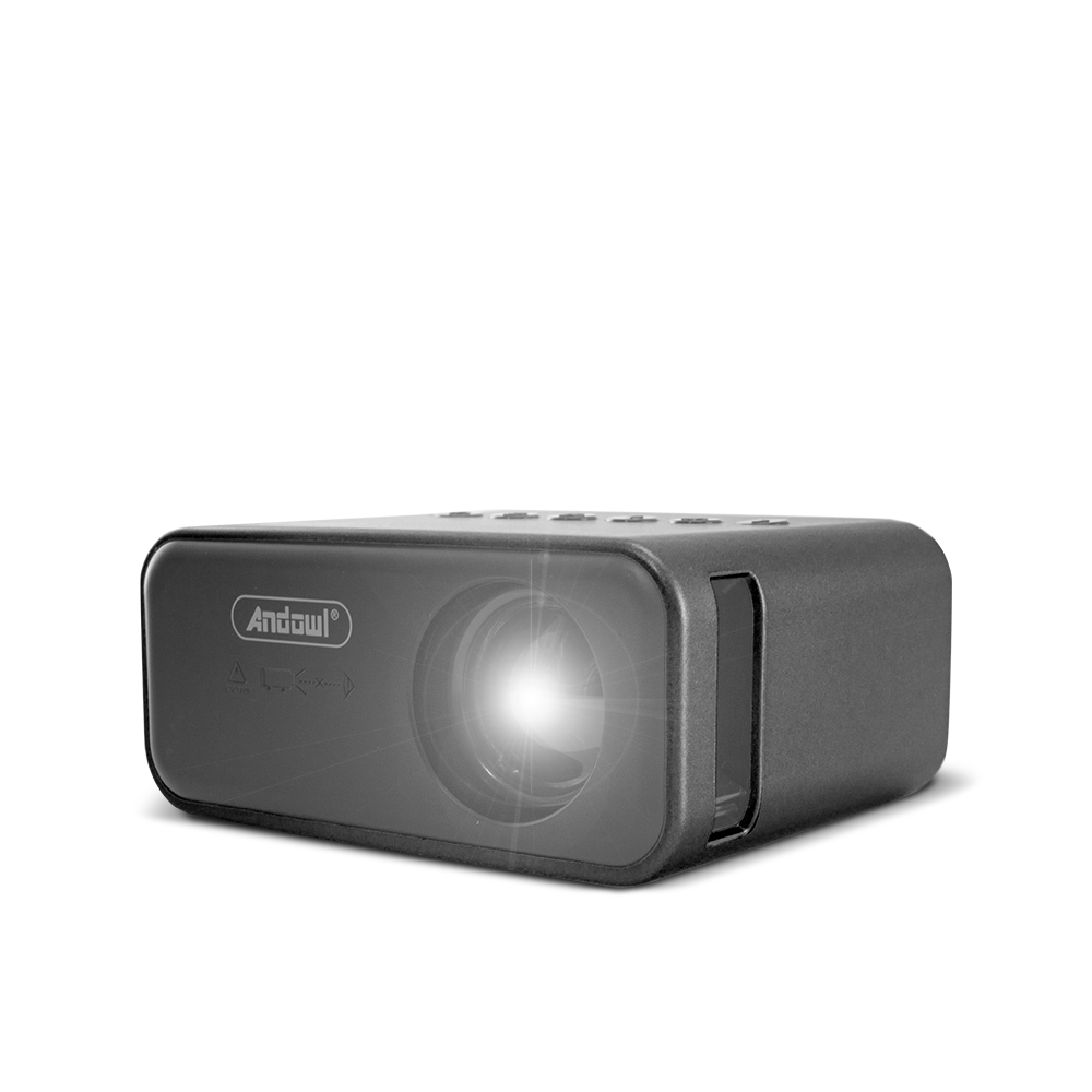 Mini projecteur LED Ultra HD 1080P pour smartphone avec télécommande