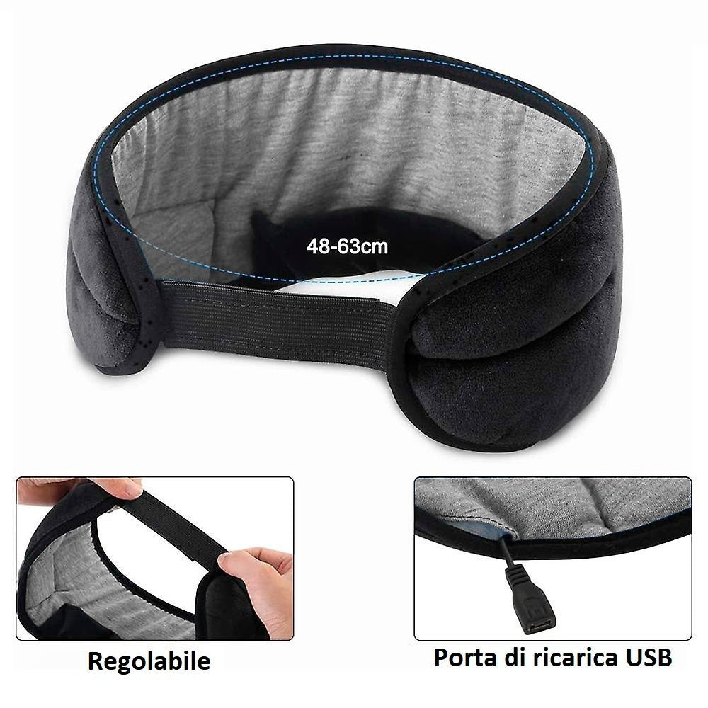 Masque Bluetooth pour masque de musique et d'appels avec casque sans fil
