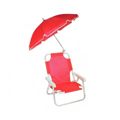 2576 Chaise pliante pour enfants avec parasol anti-UV