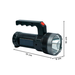 828 Lampe étanche portable USB Lampe de poche à LED chargée solaire