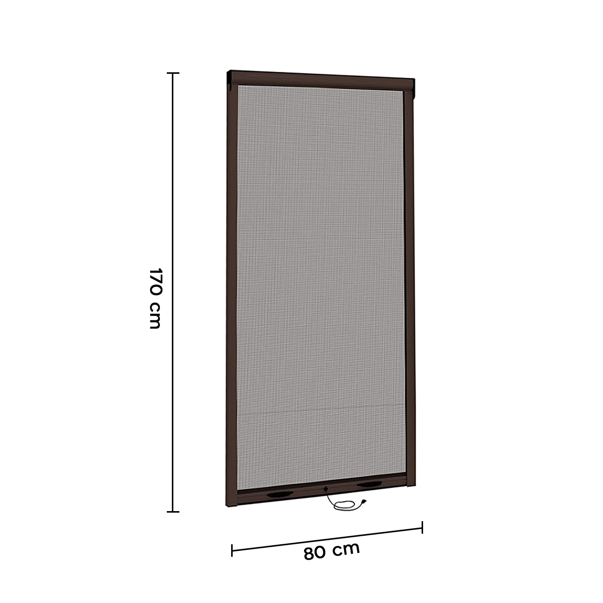 Moustiquaire Enroulable Rétractable pour Fenêtre et Balcon 80X170cm Bricolage