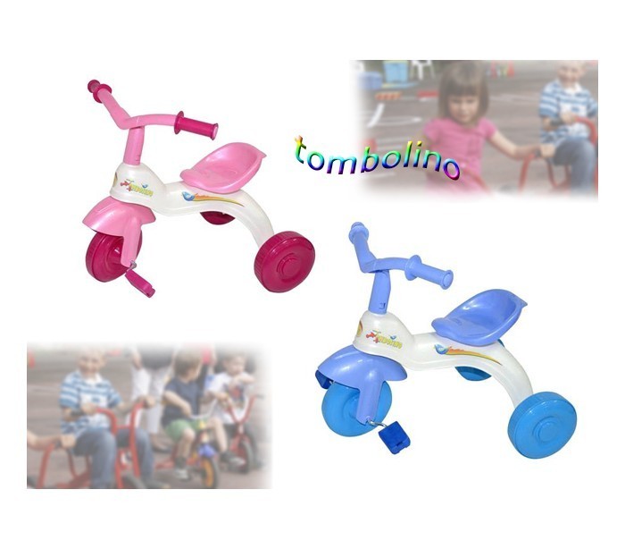 Tricycle enfant - rose ou bleu pour fille et garçon - Tombolino - Idée Cadeau 