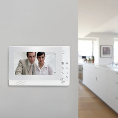 Interphone vidéo unifamilial Moniteur 7 pouces 758447 Ouvre-porte avec sonnette