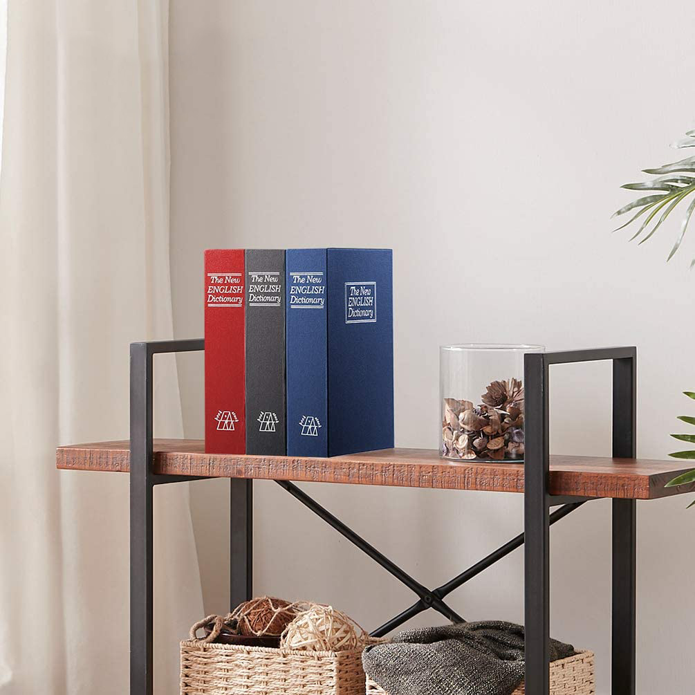 Coffre-fort en forme de livre 26,5 x 6,5 x 20 cm Coffre-fort avec clés