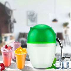Broyeur manuel pour glace fruits et légumes 1L Broyeur à glace en plastique
