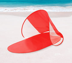 273747 Abri de plage pop up imperméable et protection UV 139 x 66 x 58 cm