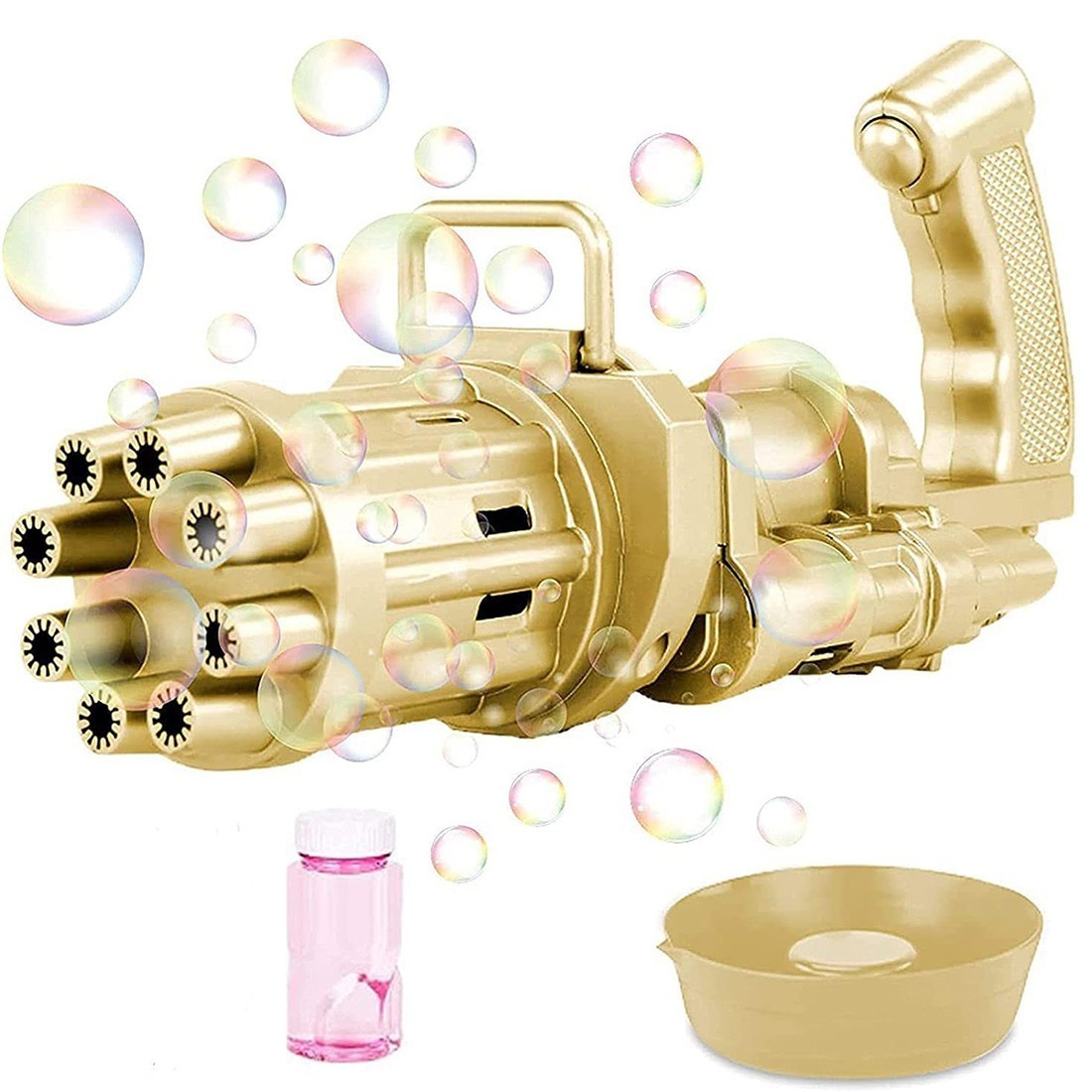 Machine automatique de tir à bulles à piles avec pistolet à bulles