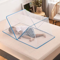 103363 Moustiquaire pour lit nylon filet hexagonal pliable Taille S 190x100cm