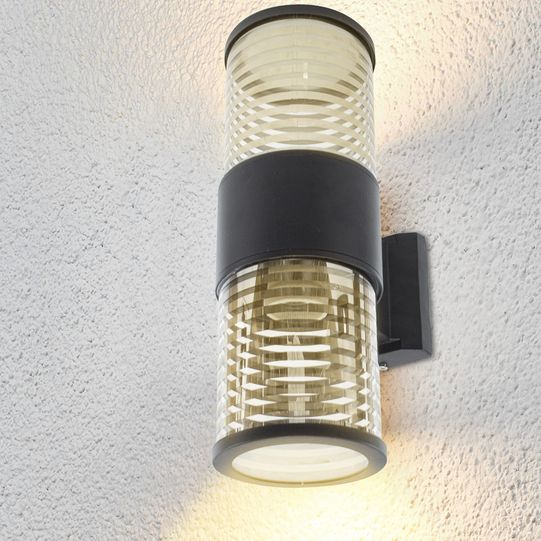 Applique murale LED 870229 Lampe d'extérieur 33cm IP65 double émission lumineuse