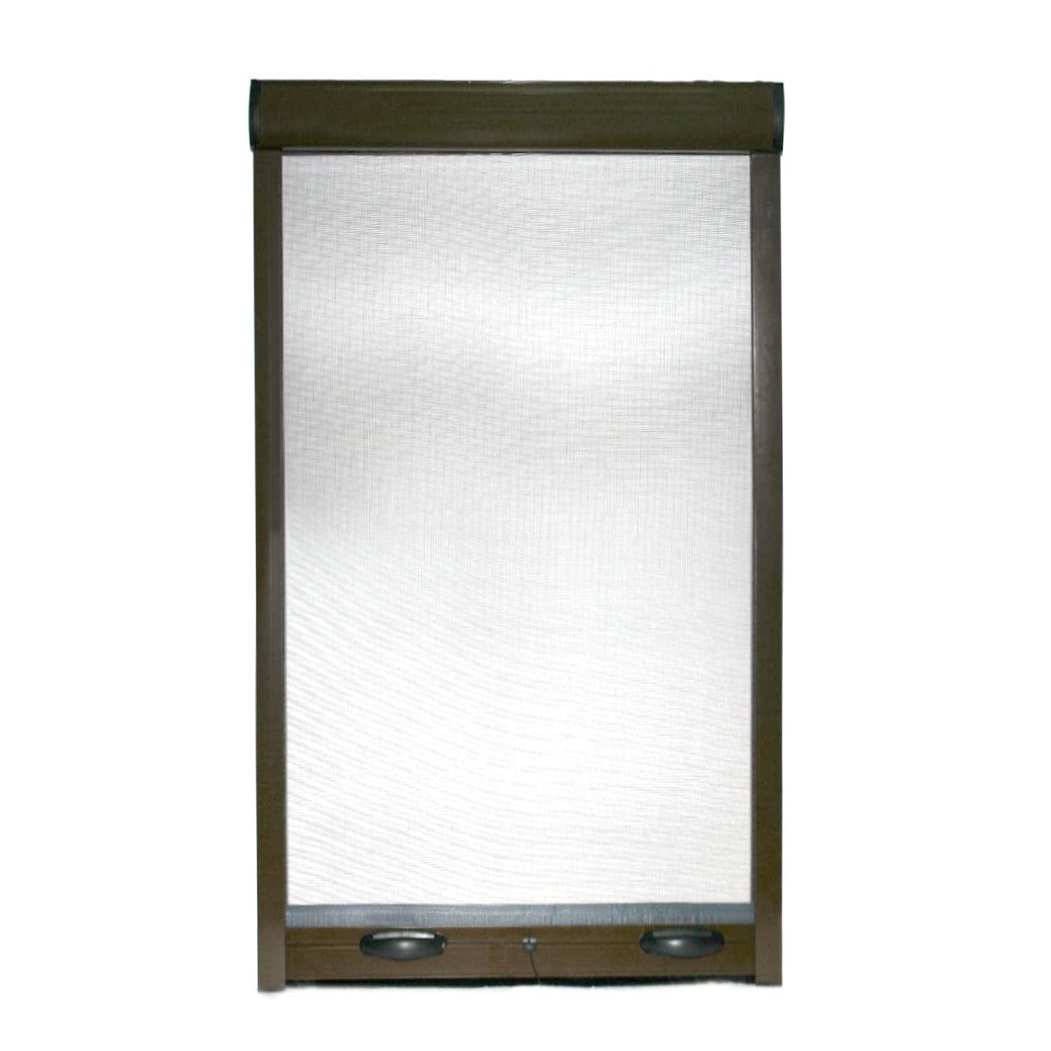 Moustiquaire Enroulable Fenêtre 150X250cm Kit de Bricolage Réductible Coulissant