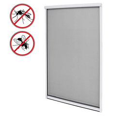 Moustiquaire Enroulable Fenêtre 150X250cm Kit de Bricolage Réductible Coulissant