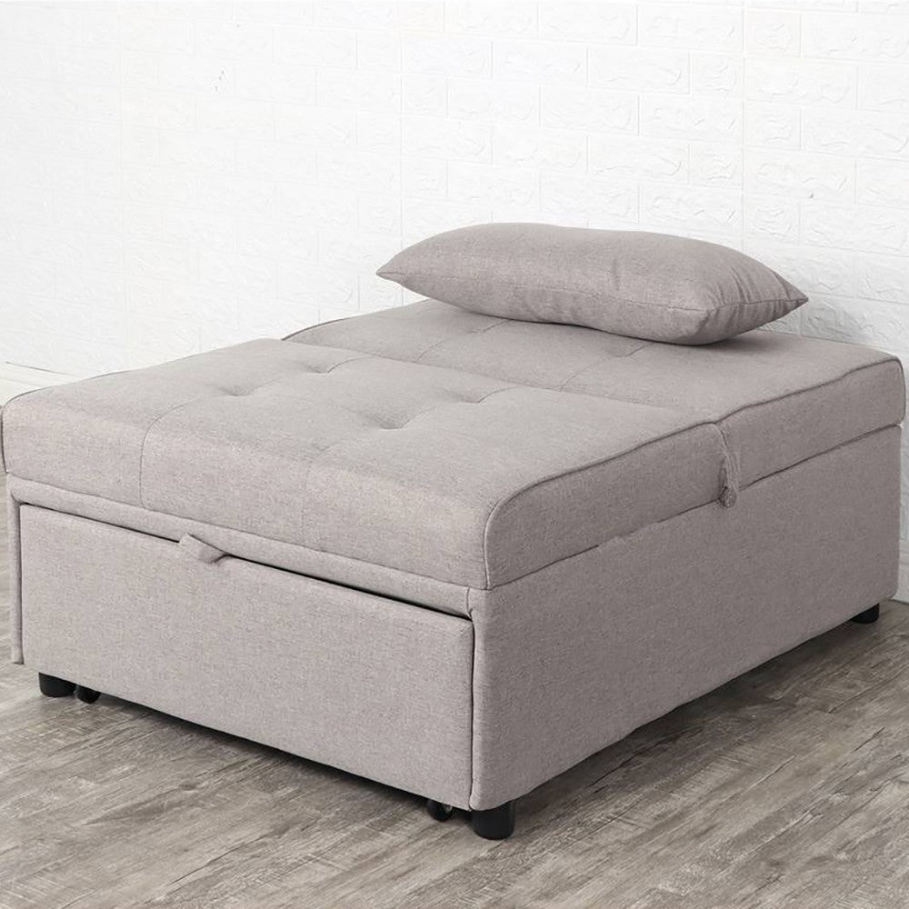 Fauteuil lit simple avec coussin de canapé extensible peu encombrant COOKIE