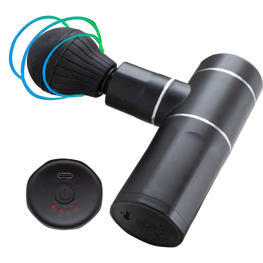 63009 Pistolet de massage à percussion portable rechargeable avec 4 vitesses