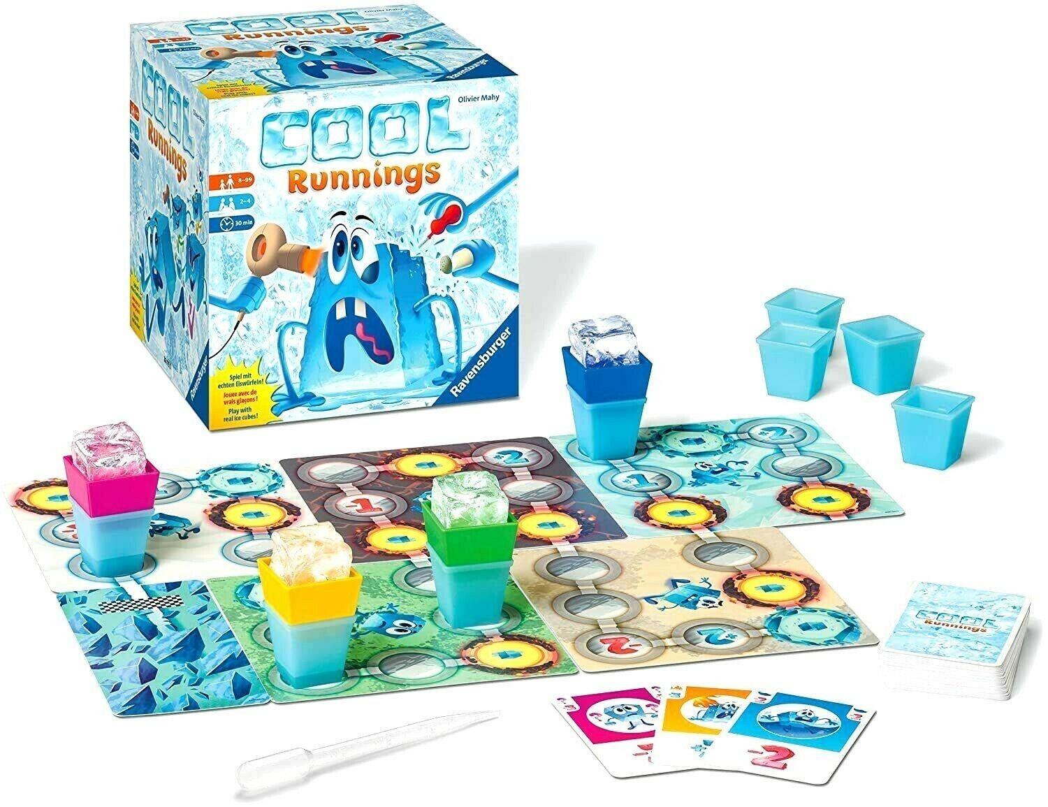 Jeu de société pour 2 à 4 joueurs Cool Runnings Ravensburger Ice Challenge