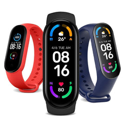 Bracelet Intelligent M6 Fitness Fonctions et Notifications Smartwatch 0.96"