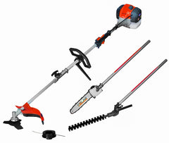 Débroussailleuse thermique 4 en 1 KRAFTROYAL Taille-haie 2T 43cc 1.7CV