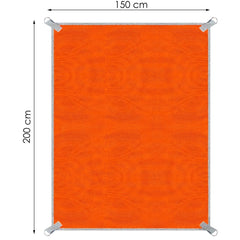 589236 Serviette de plage coupe-sable et coupe-vent 150x200cm avec pinces