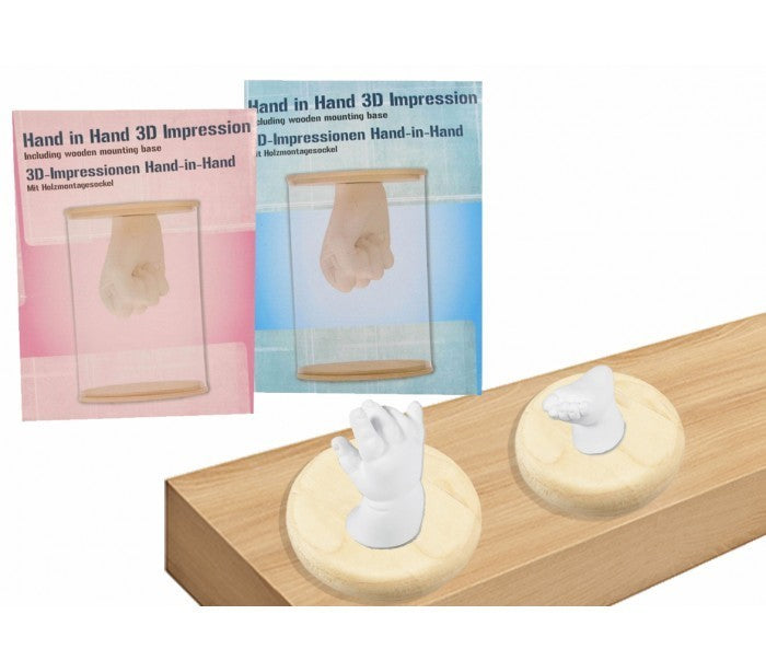 Kit de plâtre 3D - Pour les mains et les pieds de bébé Souvenir en 3D 35466 
