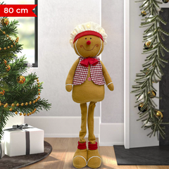 Boule de pain d'épice mâle 80 cm 301102 Décoration de Noël avec lumières
