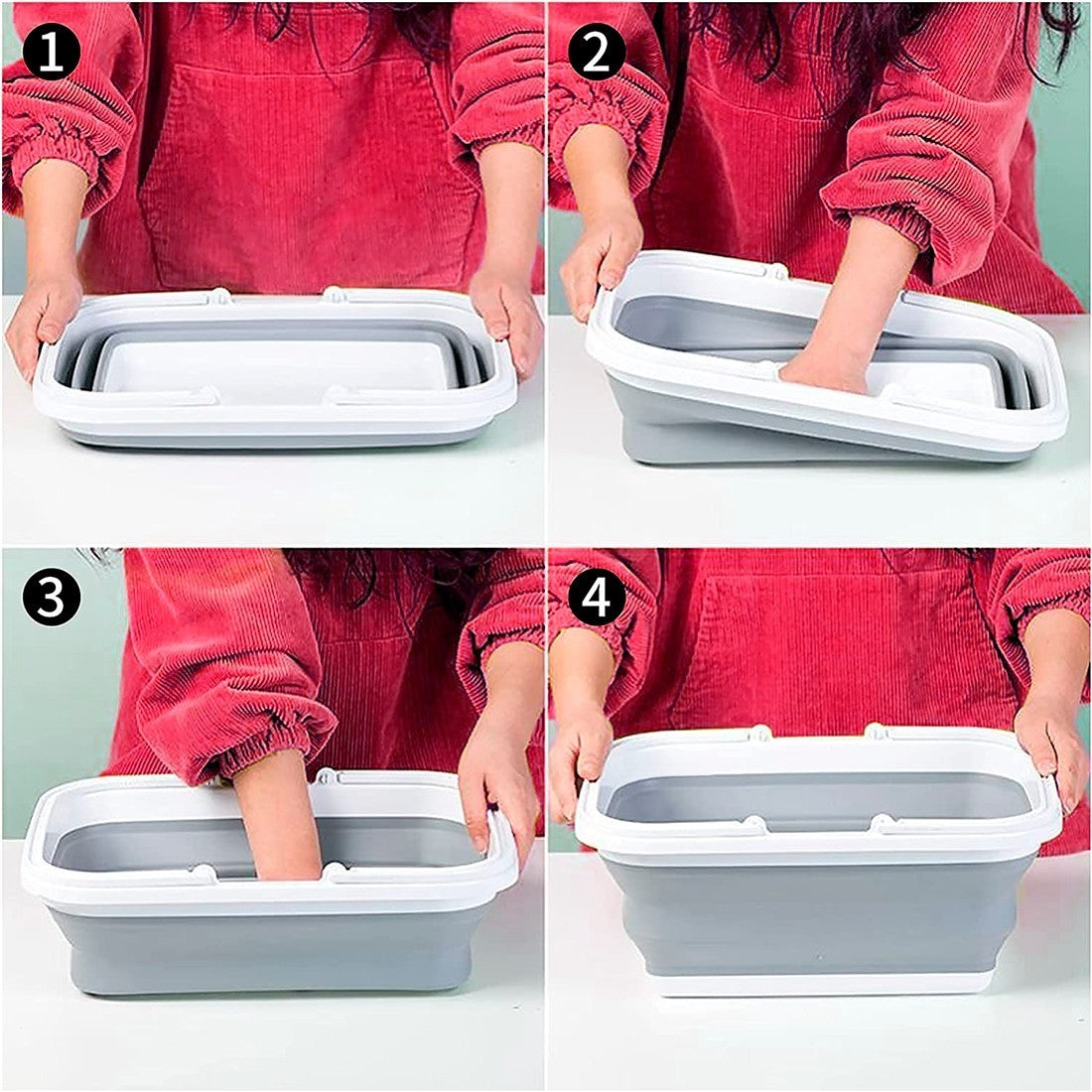 Panier polyvalent pliable avec poignées 605805 récipient économiseur 9 litres
