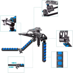 Stabilisateur de caméra professionnel pour caméra avec support d'épaule