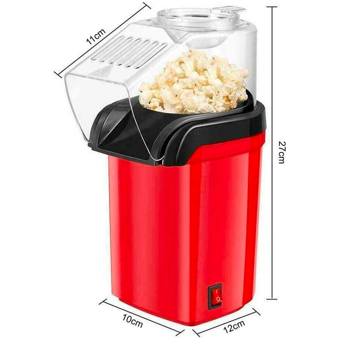 Mini machine électrique à pop-corn à air 416371 Power 1200W gobelet doseur