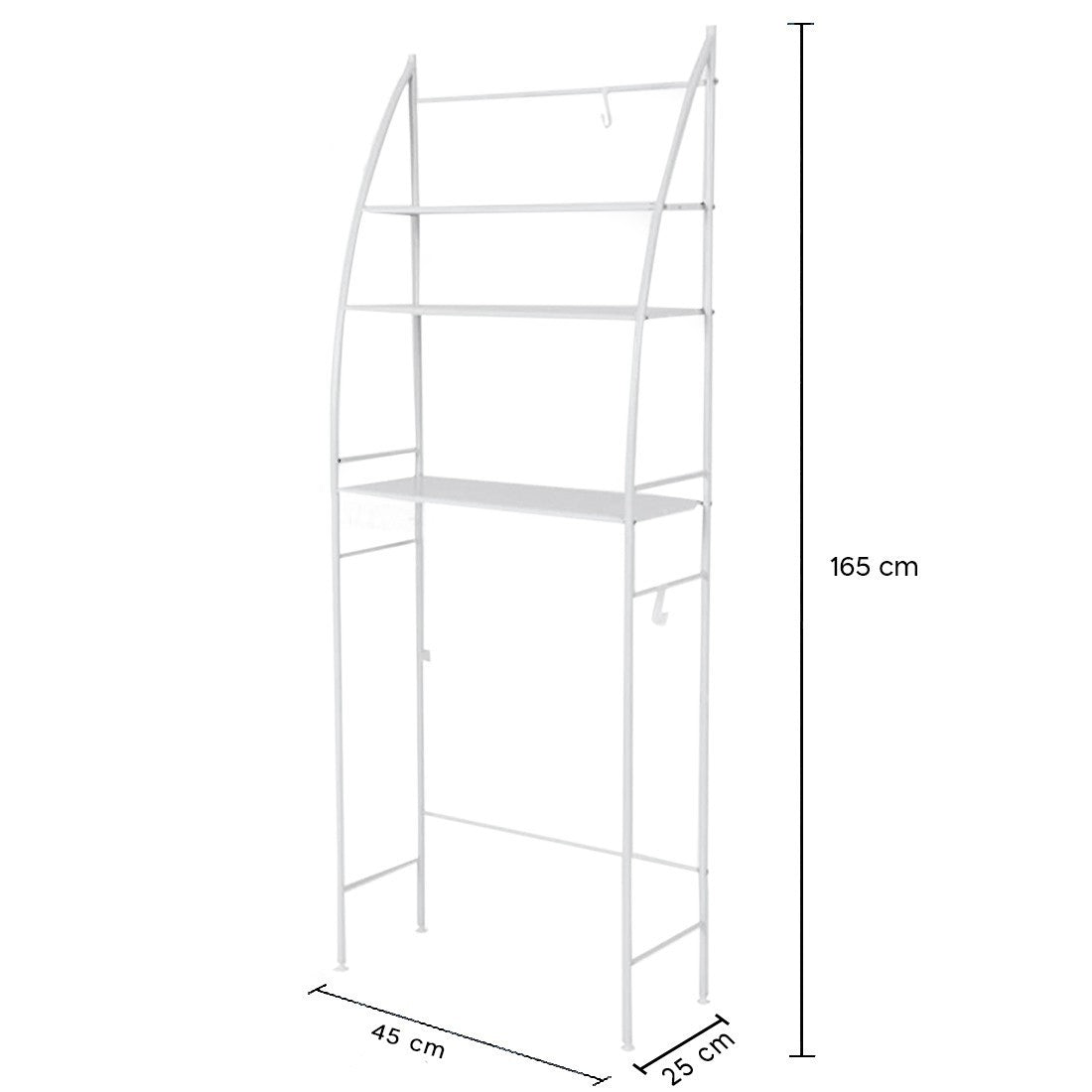 Support multifonction pour machine à laver 093230 économiser l'espace 165x25x47