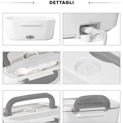Réchauffeur électrique 820442 Lunch box portable 40W avec compartiments