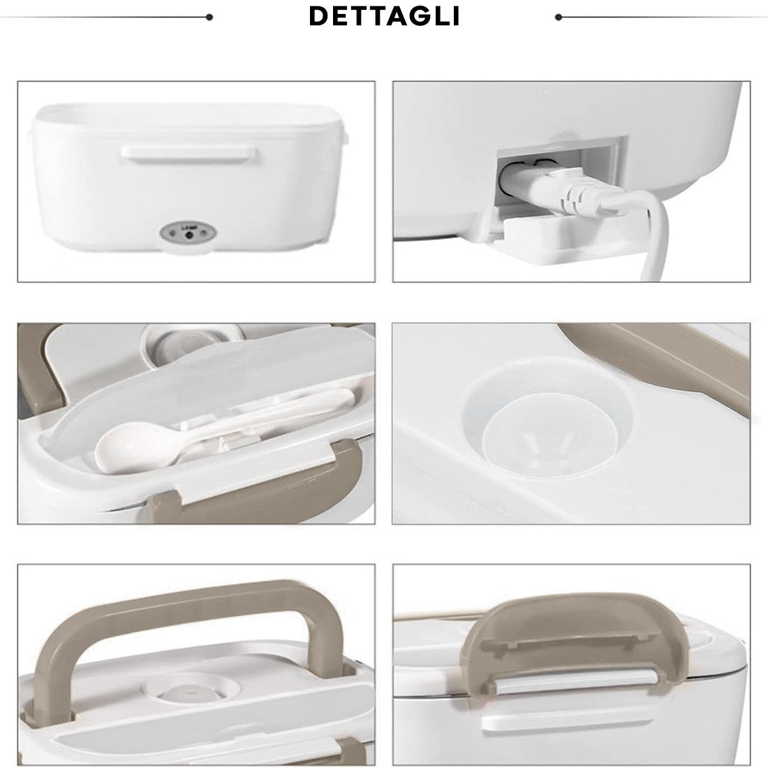 Réchauffeur électrique 820442 Lunch box portable 40W avec compartiments