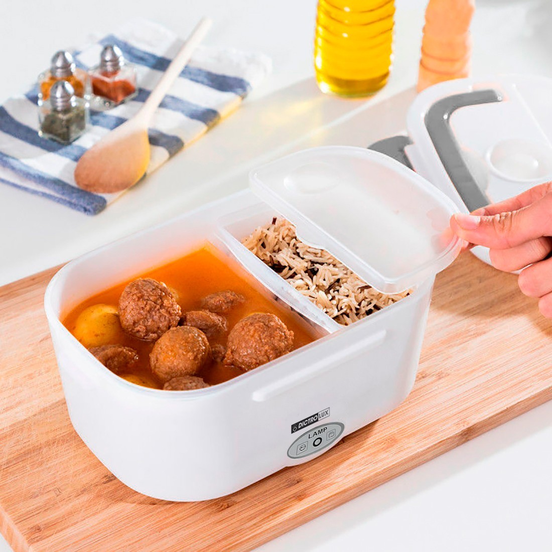 Réchauffeur électrique 820442 Lunch box portable 40W avec compartiments