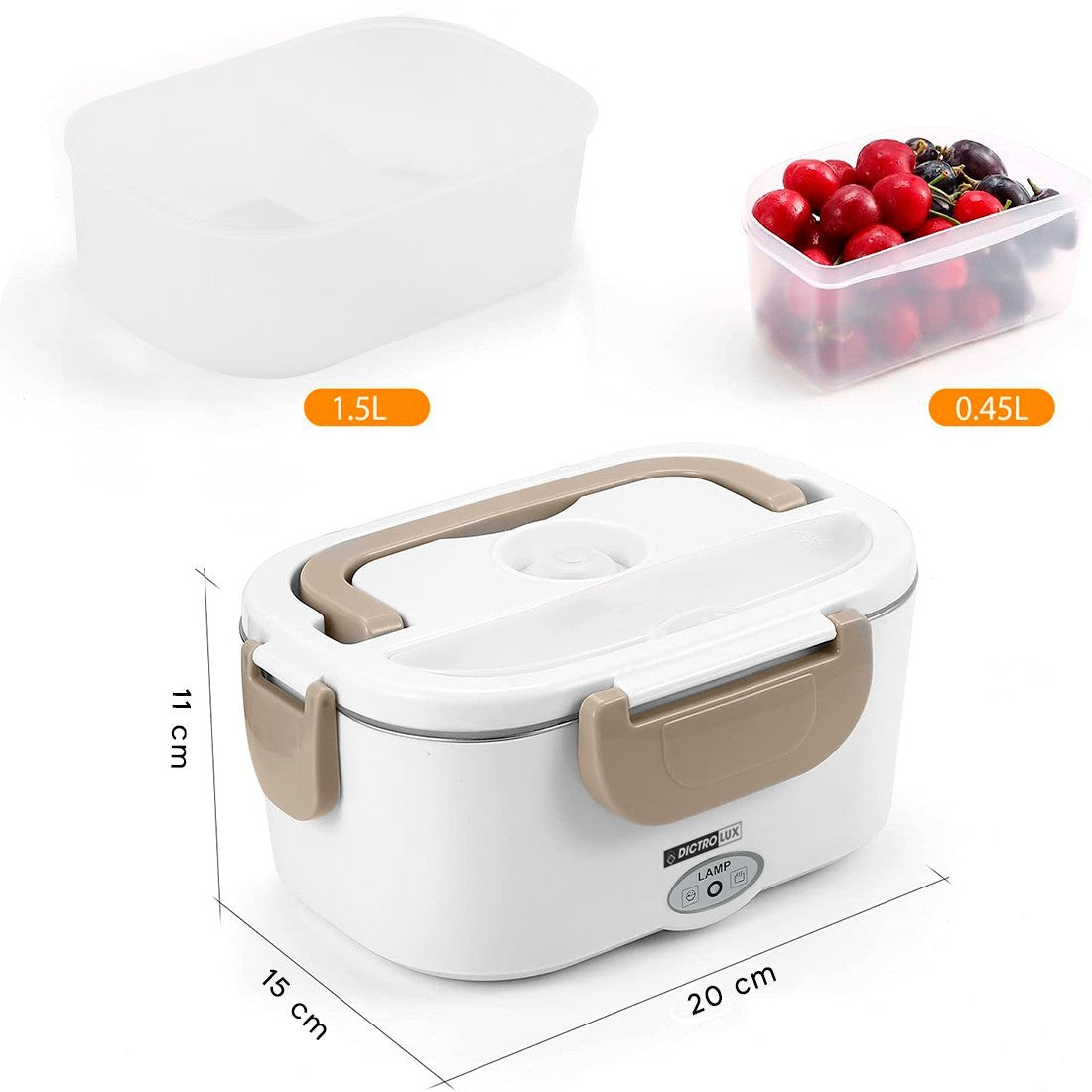 Réchauffeur électrique 820442 Lunch box portable 40W avec compartiments